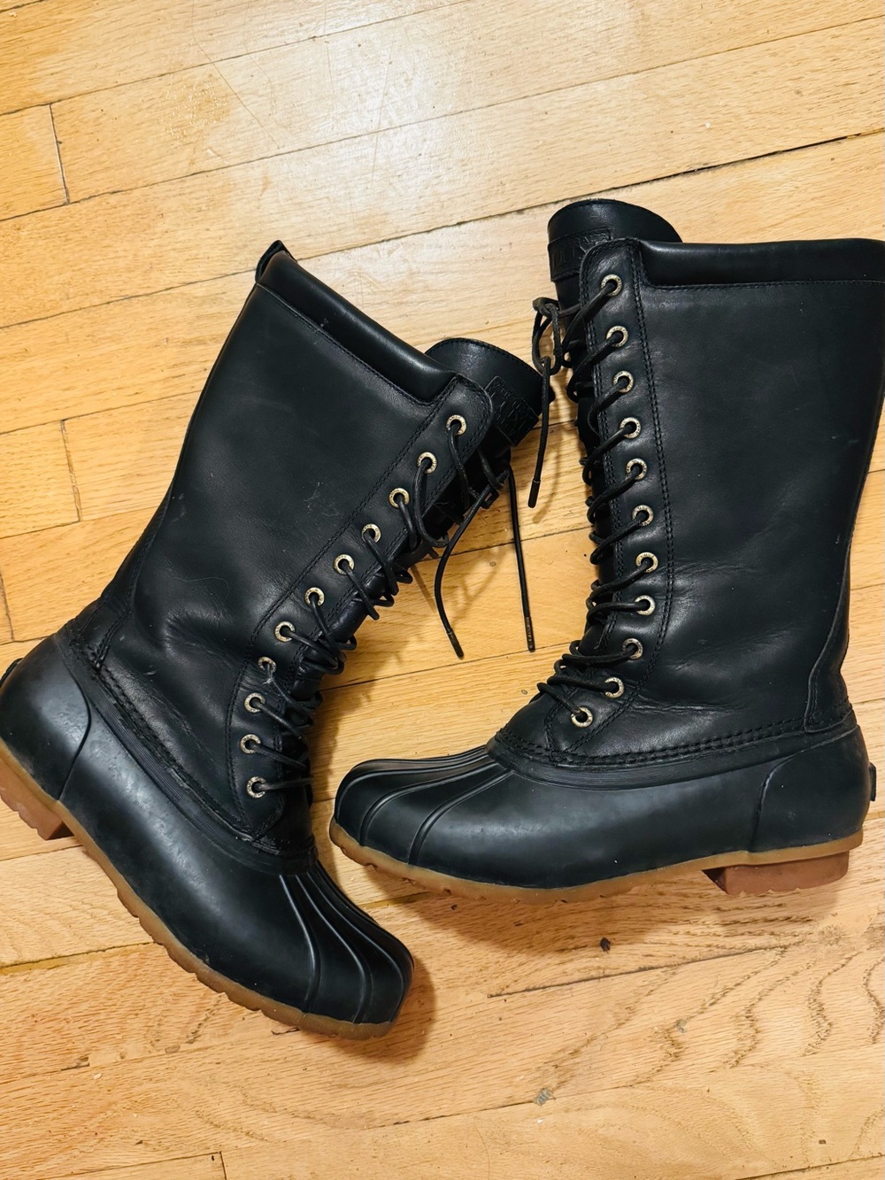 Australia Luxe Collective leather shearling Duck Boots